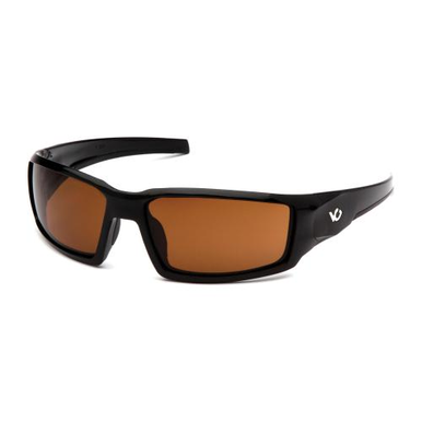 VentureGear™ Pagosa® VGSB518T Safety Eyewear, Anti-Fog Bronze Lens, Black Polycarbonate Frame, Polycarbonate Lens, Specifications Met: ANSI Z87.1