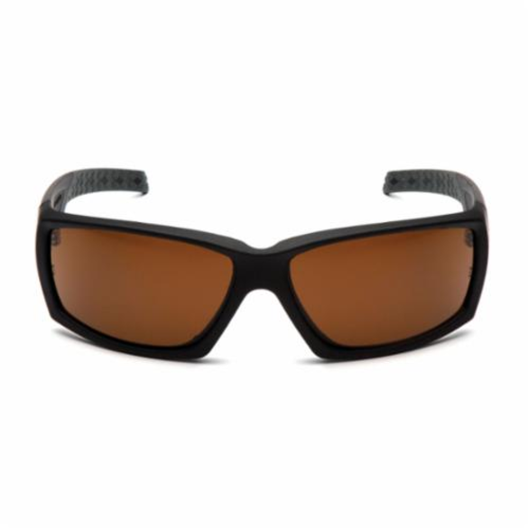 VentureGear™ Overwatch® VGSB718T Extreme Style Safety Eyewear, H2X Anti-Fog, Bronze Lens, Wraparound Frame, Black, Polycarbonate Frame, Polycarbonate Lens, ANSI Z87.1, CE EN166, MIL-PRF 32432