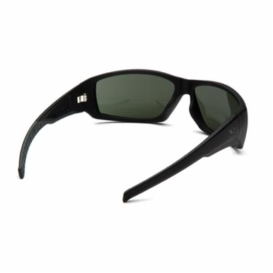 VentureGear™ Overwatch® VGSB722T Extreme Style Safety Eyewear, H2X Anti-Fog, Forest Gray Lens, Wraparound Frame, Black, Polycarbonate Frame, Polycarbonate Lens, ANSI Z87.1, CE EN166, MIL-PRF 32432