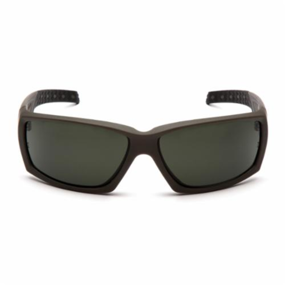 VentureGear™ Overwatch® VGSG722T Extreme Style Safety Eyewear, H2X Anti-Fog, Forest Gray Lens, Wraparound Frame, OD Green, Polycarbonate Frame, Polycarbonate Lens, ANSI Z87.1, CE EN166, MIL-PRF 32432