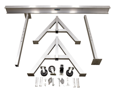 ADJUST ALUMINUM GANTRY CRANE 6K 15 X 10