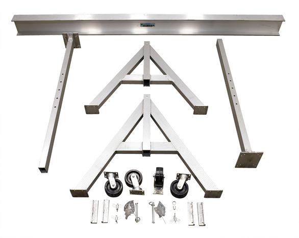 ADJUST ALUMINUM GANTRY CRANE 6K 15 X 10
