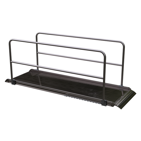 ALUM WALK RAMP W/RAIL OVERLAP 120 X 38IN