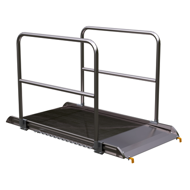 ALUM WALK RAMP W/RAIL HOOK 72 X 38 IN