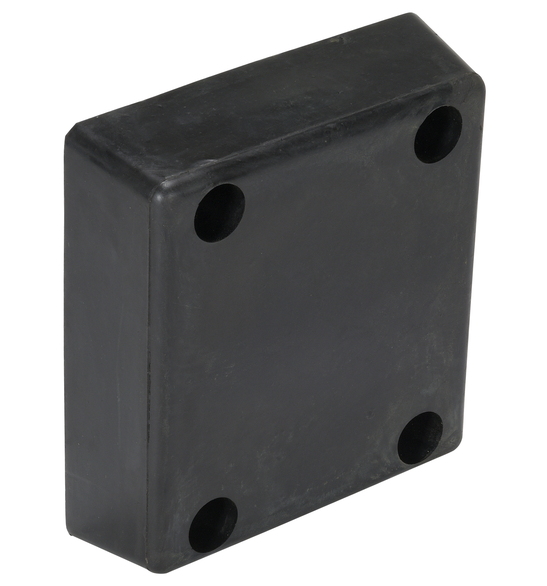 MOLDED RUBBER BUMPER 4 X 12 X 13