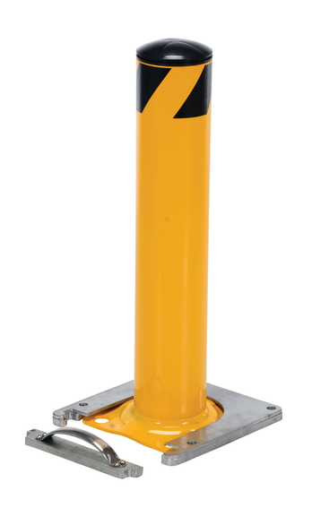 STL PIPE BOLLARD SURFACE MOUNTED 36X4.5