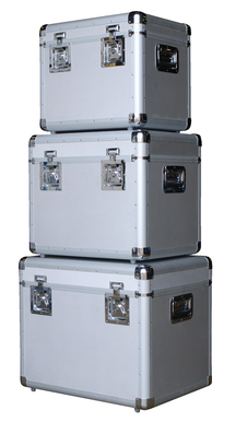 ALUMINUM CASES-SET OF 3 - 18 X 24 X 20