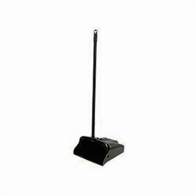 Weiler 71081 Lobby Dust Pan, 39-1/2 in L x 12 in W, Aluminum/Metal/Steel, Black Enamel Coated