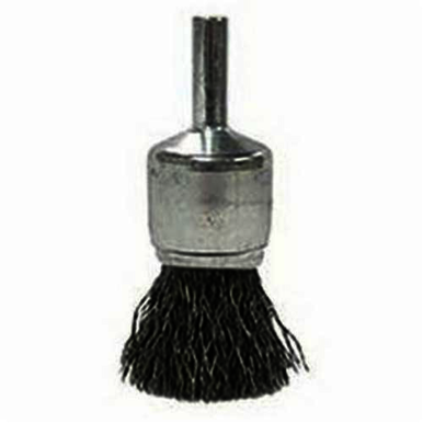 WEILER 10005, 3/4 in, Crimped, End Brush