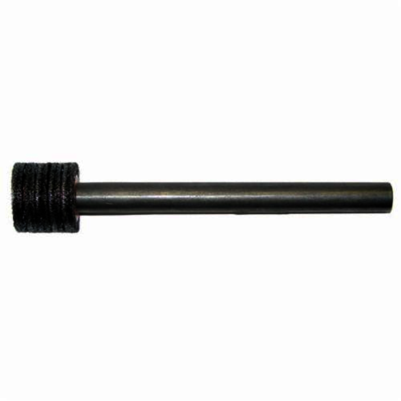 Bore-Rx 17205 Crosshole Wheel Brush, 7/8 in Dia Brush, 3/4 in W Face, 0.006 in Dia Crimped Filament/Wire