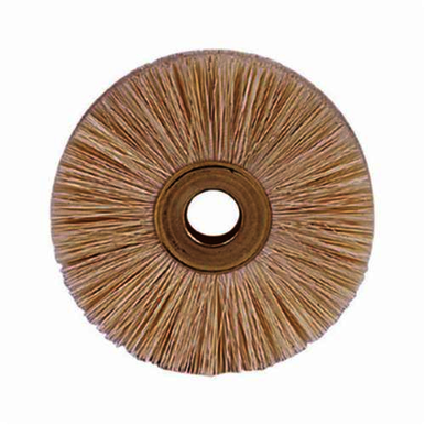 Weiler 17453 Wheel Brush, 3 in Dia Brush, 1/2 in W Face, Crimped Filament/Wire, 1/2 in Arbor Hole