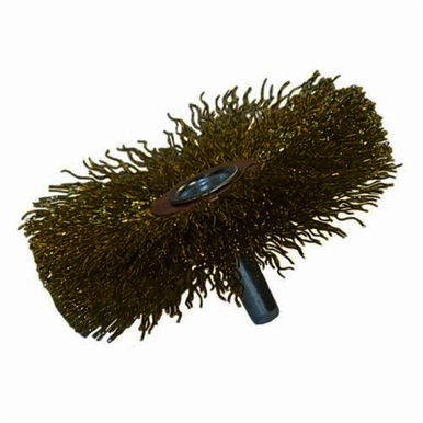 Weiler 17641 Conflex Wheel Brush, 3 in Dia Brush, 1/2 in W Face, 0.0118 in Dia Crimped Filament/Wire