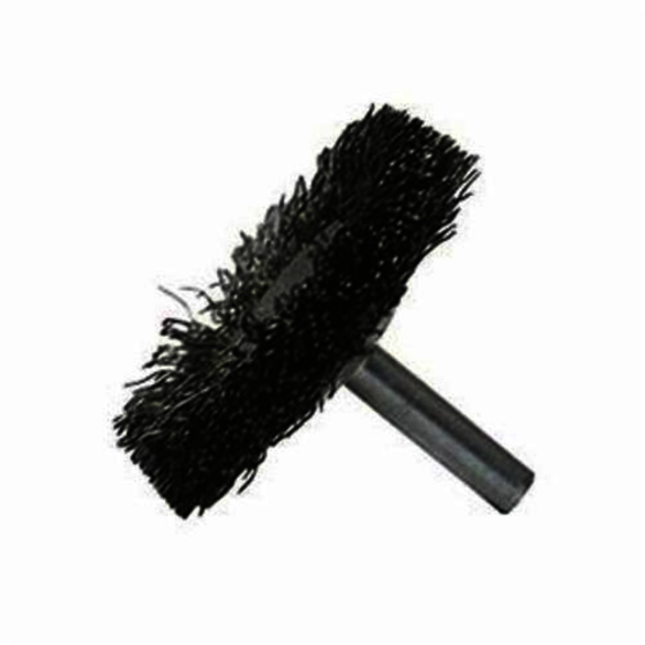 Weiler 17907 Concave Wheel Brush, 2 in Dia Brush, 0.014 in Dia Crimped Filament/Wire