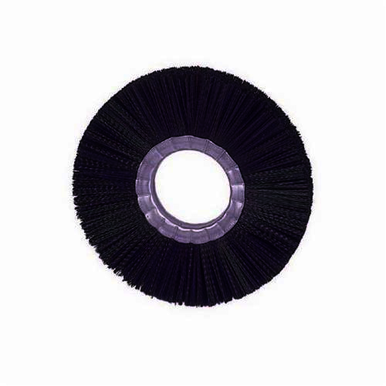 Weiler 20490 Wheel Brush, 2 in Dia Brush, 3/4 in W Face, 0.016 in Dia Crimped Filament/Wire, 2 in Arbor Hole