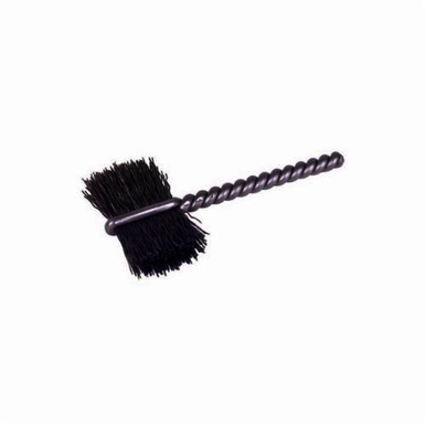 Weiler 21041 Burrite Power Tube Brush, 1 in Dia x 5/8 in L, 2-1/4 in OAL, 0.008 in Dia Filament/Wire, Steel Fill
