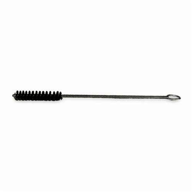 Weiler 21094 Industrial Grade Performance Line Maintenance Tube Brush, 3/8 in Dia x 2 in L, 8 in OAL, 0.004 in Dia Filament/Wire, Steel Fill