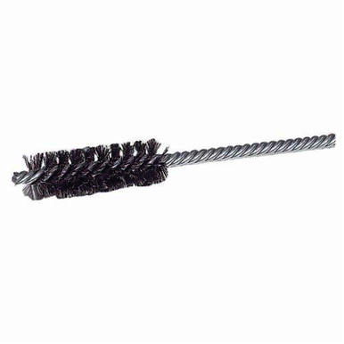 Weiler 21112 Power Tube Brush, 7/8 in Dia x 2-1/2 in L, 5-1/2 in OAL, 0.006 in Dia Filament/Wire, Steel Fill
