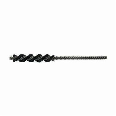 Nylox 21133 Power Tube Brush, 11/16 in Dia x 2 in L, 5 in OAL, 0.022 in Dia Filament/Wire, Nylon/Silicon Carbide Fill