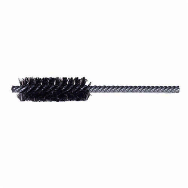 Weiler 21167 Power Tube Brush, 1-1/4 in Dia x 2-1/2 in L, 5-1/2 in OAL, 0.0104 in Dia Filament/Wire, Steel Fill