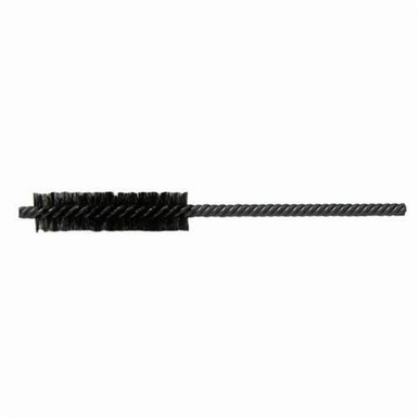 Weiler 21232 Power Tube Brush, 3/8 in Dia x 2-1/8 in L, 6 in OAL, 0.006 in Dia Filament/Wire, Steel Fill