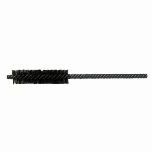Weiler 21232 Power Tube Brush, 3/8 in Dia x 2-1/8 in L, 6 in OAL, 0.006 in Dia Filament/Wire, Steel Fill