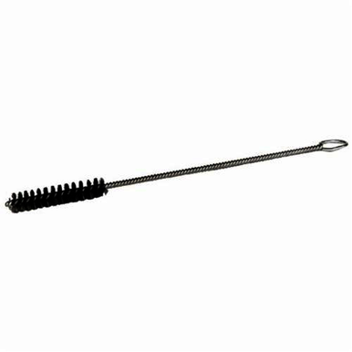 Weiler 21246 Industrial Grade Performance Line Maintenance Tube Brush, 1/8 in Dia x 1 in L, 6 in OAL, 0.003 in Dia Filament/Wire, Steel Fill