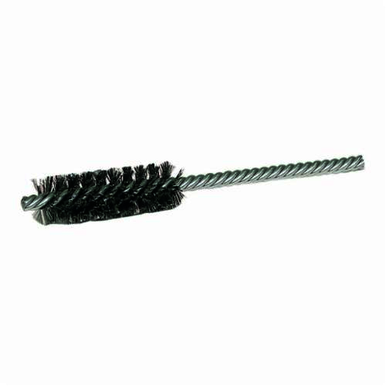 Weiler 21247 Power Tube Brush, 3/4 in Dia x 2-1/2 in L, 5-1/2 in OAL, 0.008 in Dia Filament/Wire, Steel Fill