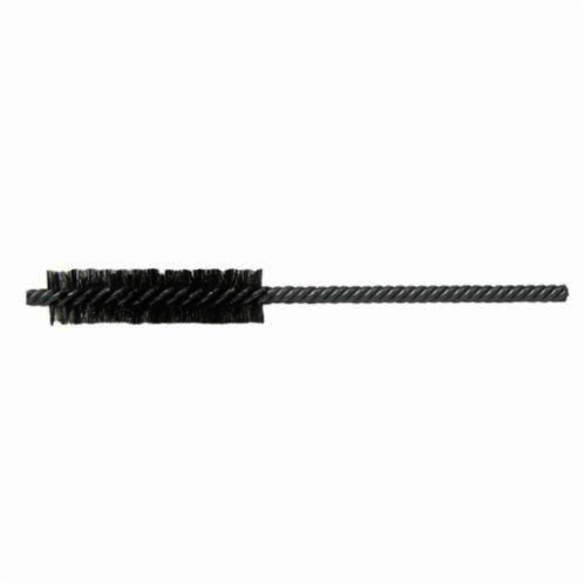 Weiler 21252 Power Tube Brush, 1/2 in Dia x 2 in L, 5 in OAL, 0.0104 in Dia Filament/Wire, Steel Fill