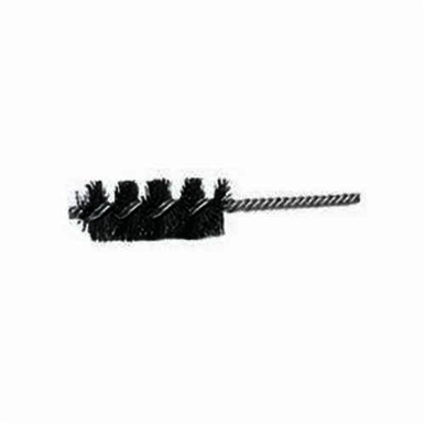Nylox 21976 Power Tube Brush, 7/8 in Dia x 2-1/2 in L, 5-1/2 in OAL, 0.04 in Dia Filament/Wire, Nylon/Silicon Carbide Fill