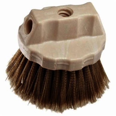Weiler 25271 Round Window Brush, 4-1/2 in, 4-1/2 in L Block, 4-1/2 in OAL, 2-1/2 in Polystyrene Trim