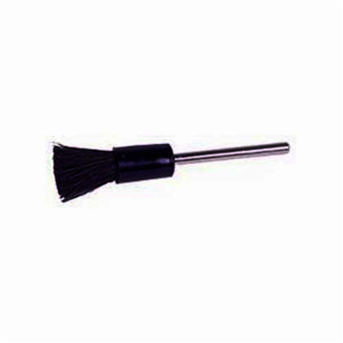 Weiler 26133 Miniature End Brush, 5/16 in, Crimped, 0.003 in, Stiff Hair Fill, 9/16 in L Trim