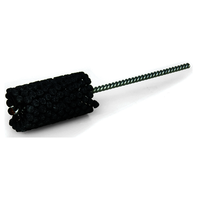 Weiler CrossFlex 34200 Flexible Cylinder Medium Diameter Standard Duty Honing Brush, 1-1/4 in Dia Bore, 3 in L Abrasive, 7-7/8 in OAL, 240 Grit, Fine Grade