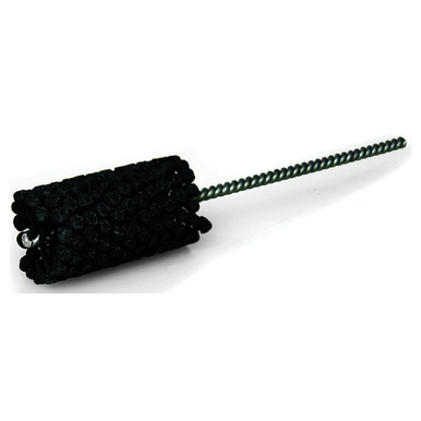 Weiler CrossFlex 34201 Flexible Cylinder Medium Diameter Standard Duty Honing Brush, 1-1/4 in Dia Bore, 3 in L Abrasive, 7-7/8 in OAL, 320 Grit, Extra Fine Grade