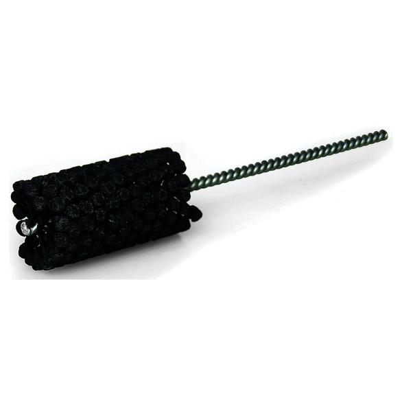 Weiler CrossFlex 34205 Flexible Cylinder Medium Diameter Standard Duty Honing Brush, 1-3/8 in Dia Bore, 3 in L Abrasive, 7-7/8 in OAL, 320 Grit, Extra Fine Grade