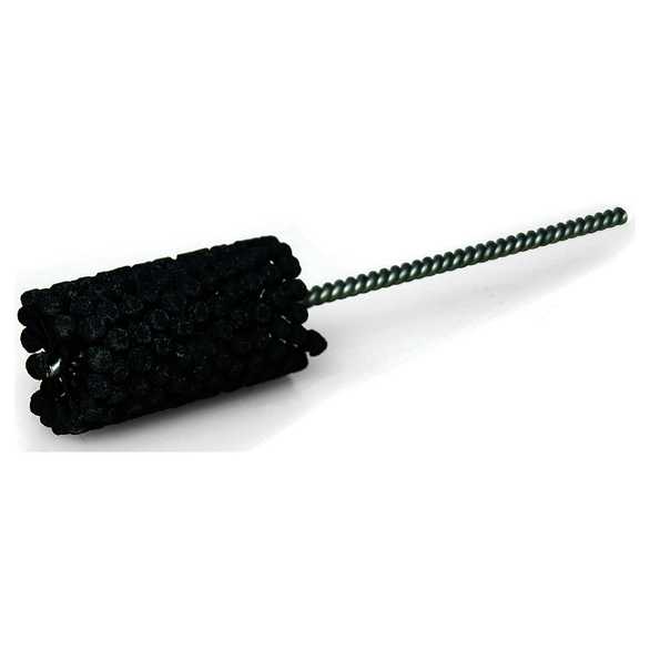 Weiler CrossFlex 34214 Flexible Cylinder Medium Diameter Standard Duty Honing Brush, 1-3/4 in Dia Bore, 3 in L Abrasive, 7-7/8 in OAL, 120 Grit, Coarse Grade