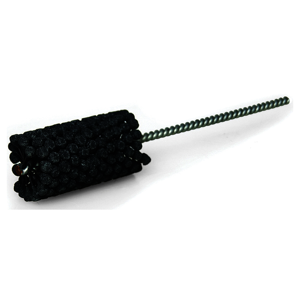 Weiler CrossFlex 34216 Flexible Cylinder Medium Diameter Standard Duty Honing Brush, 1-3/4 in Dia Bore, 3 in L Abrasive, 7-7/8 in OAL, 240 Grit, Fine Grade