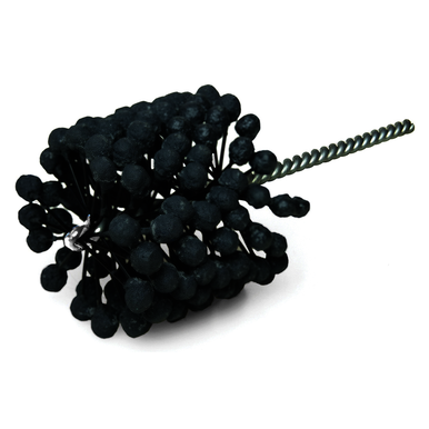 Weiler CrossFlex 34265 Flexible Cylinder Heavy Duty Medium Diameter Honing Brush, 3-1/4 in Dia Bore, 5-1/2 in L Abrasive, 13-1/2 in OAL, 320 Grit, Extra Fine Grade