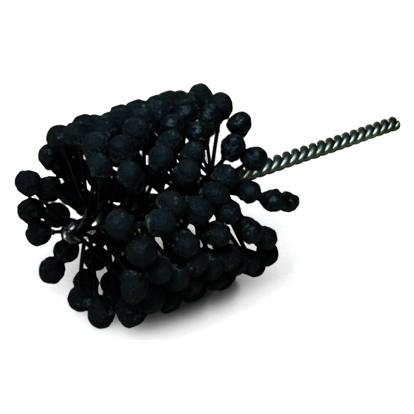 Weiler CrossFlex 34267 Flexible Cylinder Heavy Duty Medium Diameter Honing Brush, 3-1/2 in Dia Bore, 5-1/2 in L Abrasive, 13-1/2 in OAL, 180 Grit, Medium Grade