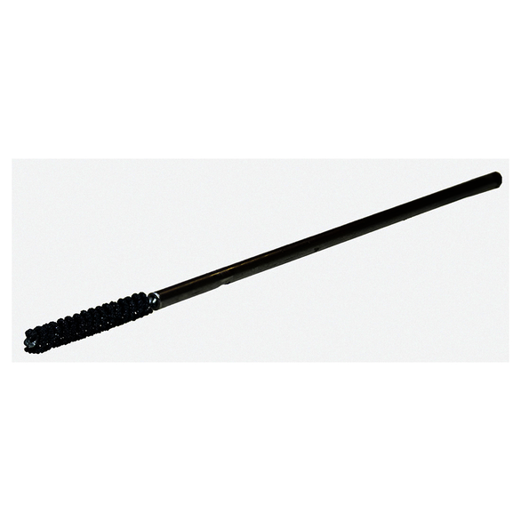 Weiler CrossFlex 34298 Small Diameter Standard Duty Honing Brush With Collet, 4.5 mm Dia Bore, 3/4 in L Abrasive, 6 in OAL, 180 Grit, Fine Grade