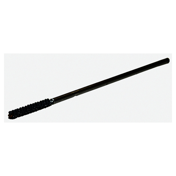Weiler CrossFlex 34299 Small Diameter Standard Duty Honing Brush With Collet, 4.5 mm Dia Bore, 3/4 in L Abrasive, 6 in OAL, 240 Grit, Very Fine Grade