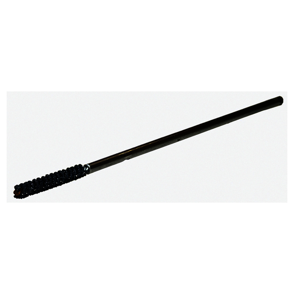 Weiler CrossFlex 34313 Small Diameter Standard Duty Honing Brush With Collet, 6 mm Dia Bore, 1-1/2 in L Abrasive, 7-7/8 in OAL, 240 Grit, Very Fine Grade