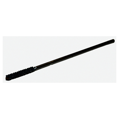 Weiler CrossFlex 34329 Small Diameter Standard Duty Honing Brush With Collet, 9 mm Dia Bore, 2 in L Abrasive, 7-7/8 in OAL, 240 Grit, Very Fine Grade