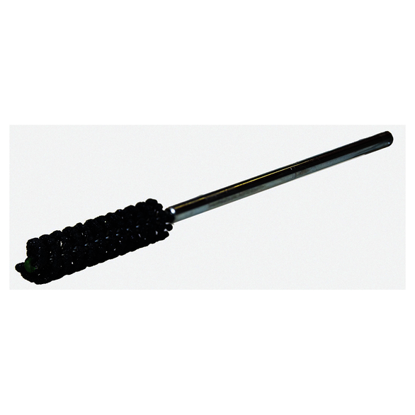 Weiler CrossFlex 34355 Small Diameter Standard Duty Honing Brush With Collet, 5/8 in Dia Bore, 2-1/2 in L Abrasive, 7-7/8 in OAL, 120 Grit, Medium Grade