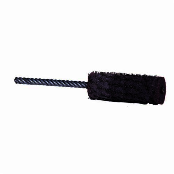 Polyflex 35821 Encapsulated Tube Brush, 1/2 in Dia x 2 in L, 5 in OAL, 0.006 in Dia Filament/Wire, Steel Fill