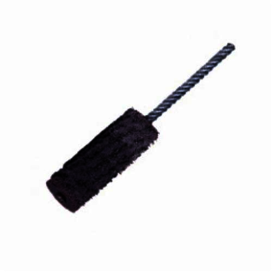 Polyflex 35823 Encapsulated Tube Brush, 3/4 in Dia x 2-1/2 in L, 5-1/2 in OAL, 0.0104 in Dia Filament/Wire, Steel Fill