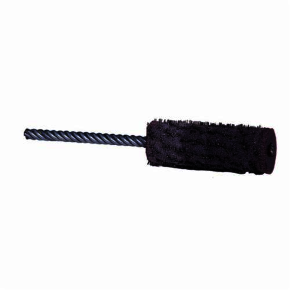 Polyflex 35825 Encapsulated Tube Brush, 1 in Dia x 2-1/2 in L, 5-1/2 in OAL, 0.0104 in Dia Filament/Wire, Steel Fill