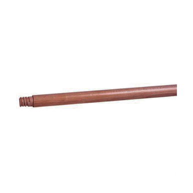 Weiler 42380 Threaded Tip Broom/Mop Handle, 15/16 in Dia x 60 in L, Solid Bamboo Handle/Wood Tip