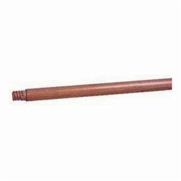 Weiler 44018 Threaded Tip Broom/Mop Handle, 15/16 in Dia x 60 in L, Hardwood, Natural