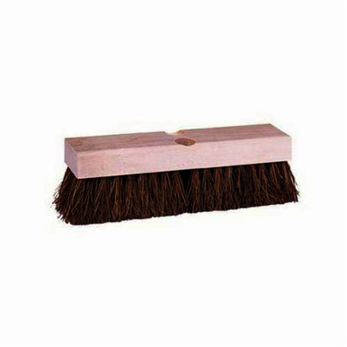 Weiler 44027 Maintenance Scrub Brush, 12 in L Block, 12 in OAL, 2 in Palmyra Trim