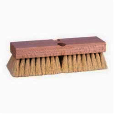 Weiler 44028 Deck Scrub Brush, 10 in L x 3 in W Block, 10 in OAL, 2 in L Tampico Trim